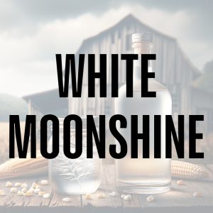 White & Moonshine Whiskey