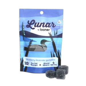 LOONER BLUEBERRY LAVENDER THC GUMMIES 10PK