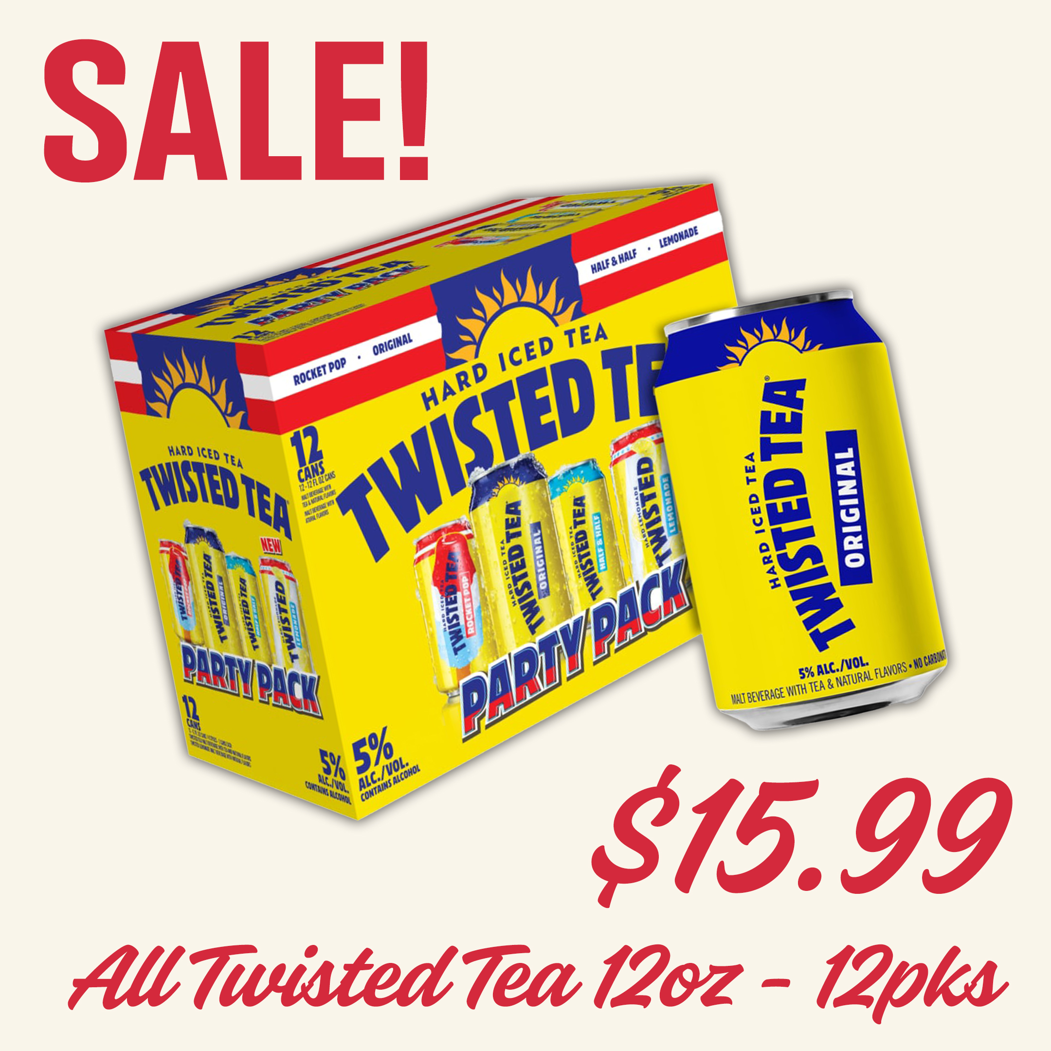 SALE Twisted Tea